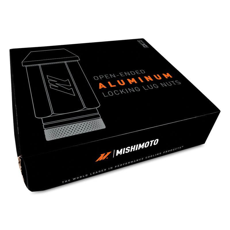 Mishimoto Aluminum Locking Lug Nuts M12x1.5 20pc Set Black - SMINKpower Performance Parts MISMMLG-15-20LBK Mishimoto