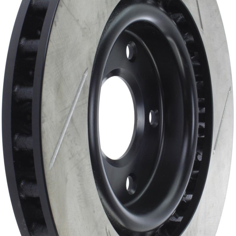 StopTech Power Slot 05-07 Cadillac XLR / 06-09 Chevy Corvette Front Right Slotted Rotors-Brake Rotors - Slotted-Stoptech-STO126.62085SR-SMINKpower Performance Parts