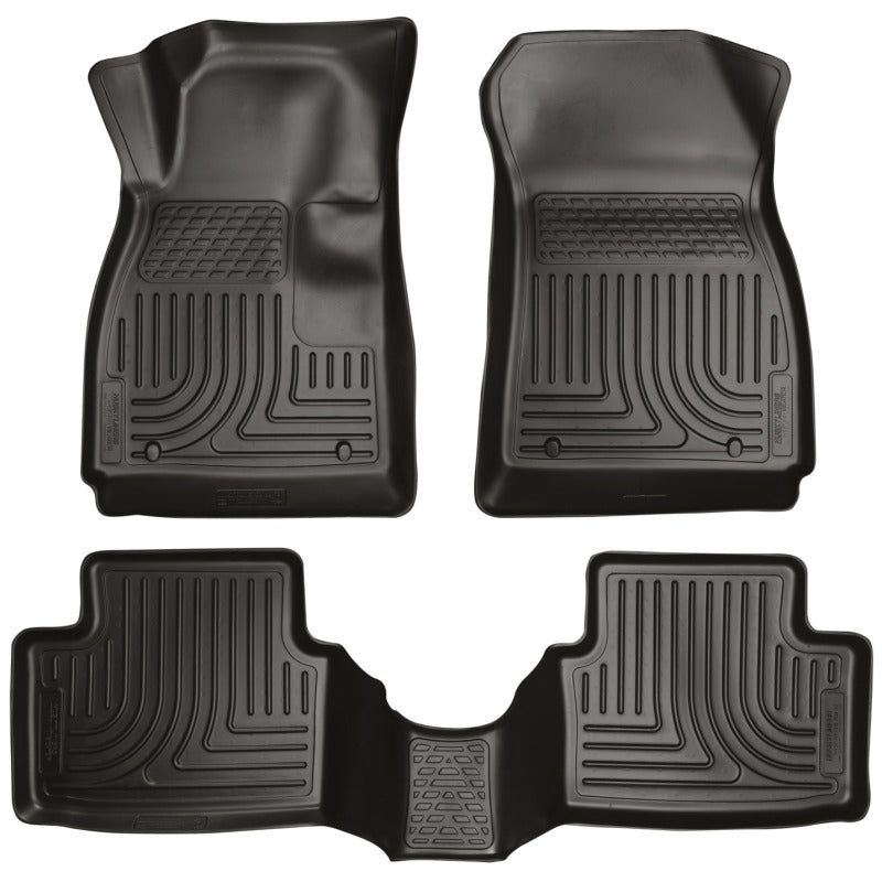 Husky Liners 14 Mazda 6 Touring/Grand Touring/Sport Weatherbeater Black Front & 2nd Seat Floor Liner-Floor Mats - Rubber-Husky Liners-HSL99791-SMINKpower Performance Parts