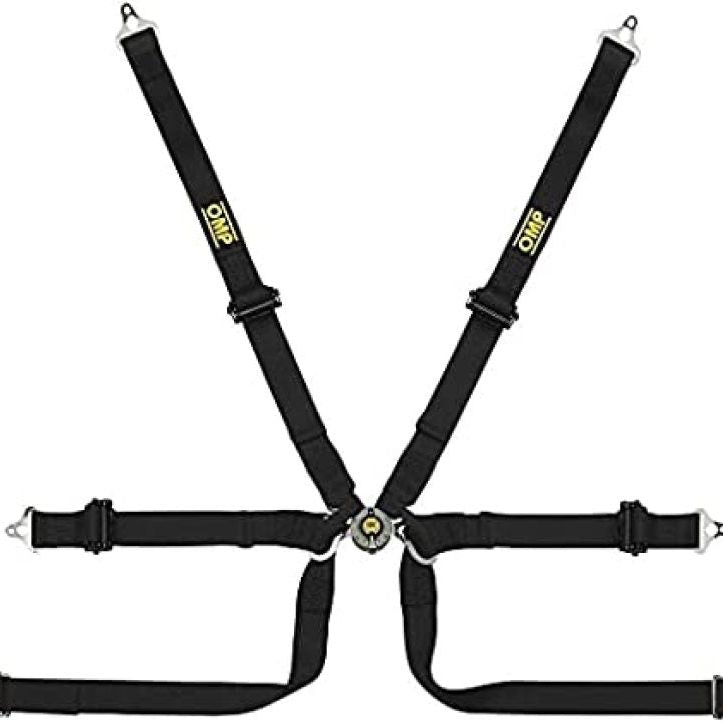 OMP Safety Harness Tecnica 2In Prot Black Pull Up - (Fia 8853-2016)-Seat Belts & Harnesses-OMP-OMPDA0-0206-A02-071-SMINKpower Performance Parts