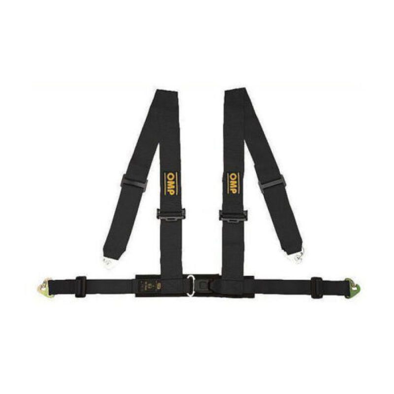 OMP 4 Point Harness - Black-Seat Belts & Harnesses-OMP-OMPDA0-0508-A01-071-SMINKpower Performance Parts