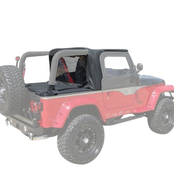 Rampage 1997-2002 Jeep Wrangler(TJ) Cab Soft Top And Tonneau Cover - Black Denim - SMINKpower Performance Parts RAM994015 Rampage