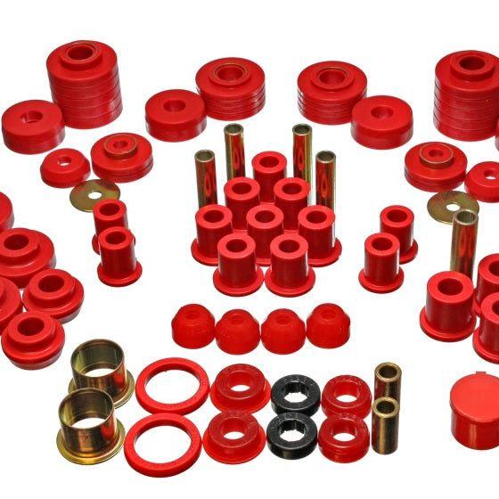 Energy Suspension 80-96 Ford F150 Std/Extra Cab Pickup Red Hyper-Flex Master Bushing Set-Bushing Kits-Energy Suspension-ENG4.18101R-SMINKpower Performance Parts