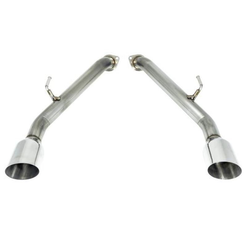 Remark 2014+ Infiniti Q50 Axle Back Exhaust w/Stainless Steel Single Wall Tip - SMINKpower Performance Parts REMRO-TSQ5-S Remark