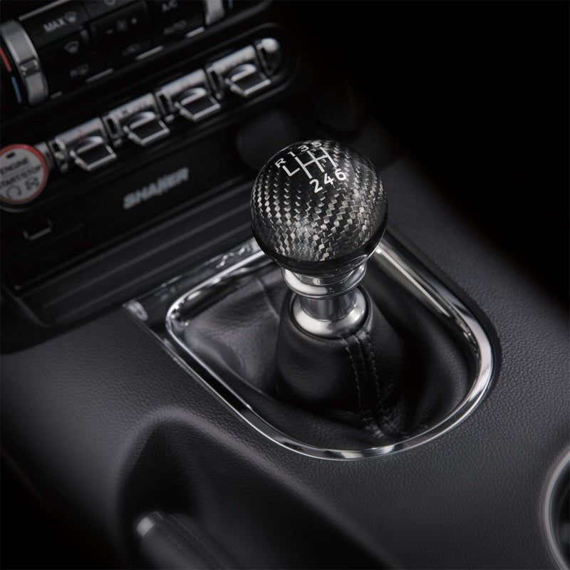 Ford Racing 2015-2017 Mustang Ford Racing Carbon Fiber Shift Knob 6 Speed-Shift Knobs-Ford Racing-FRPM-7213-MCF-SMINKpower Performance Parts