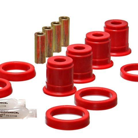 Energy Suspension Universal Half Set Red Upper Control Arm Bushings-Bushing Kits-Energy Suspension-ENG2.3105R-SMINKpower Performance Parts