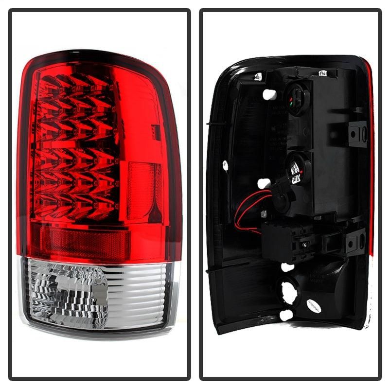 Spyder Chevy Suburban/Tahoe 1500/2500 00-06 LED Tail Lights Red Clear ALT-YD-CD00-LED-RC - SMINKpower Performance Parts SPY5001542 SPYDER