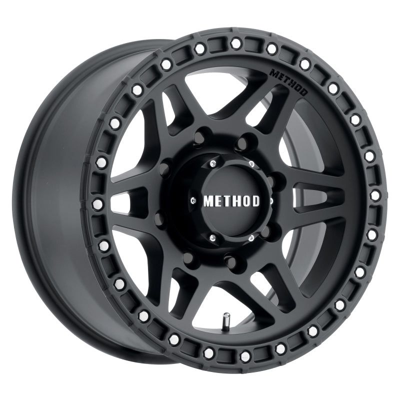 Method MR312 17x8.5 0mm Offset 8x6.5 130.81mm CB Matte Black Wheel-Wheels - Cast-Method Wheels-MRWMR31278580500-SMINKpower Performance Parts
