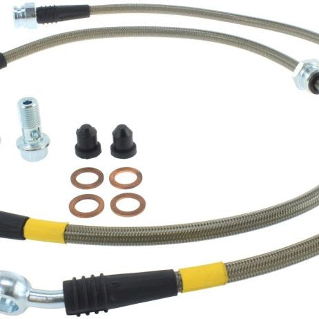 StopTech Stainless Steel Rear Brake lines for 03 MazdaSpeed Protege-Brake Line Kits-Stoptech-STO950.45501-SMINKpower Performance Parts