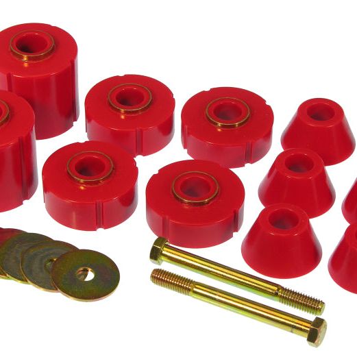 Prothane 73-80 GM Body Mount 12 Bushing Kit - Red-Bushing Kits-Prothane-PRO7-104-SMINKpower Performance Parts