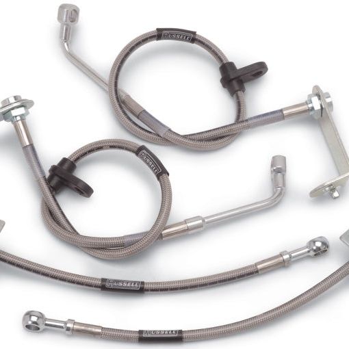 Russell Performance 05-11 Ford Mustang (with ABS) Brake Line Kit - SMINKpower Performance Parts RUS693380 Russell