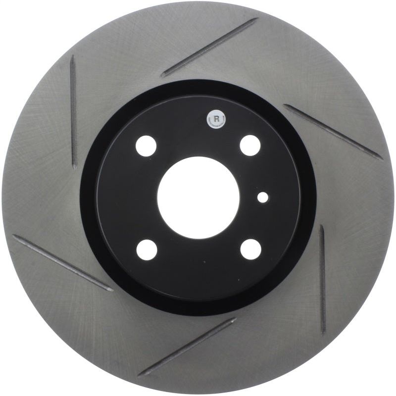 StopTech 16-18 Mazda Miata MX-5 Sport Slotted Front Right Rotor-Brake Rotors - Slotted-Stoptech-STO126.45090SR-SMINKpower Performance Parts