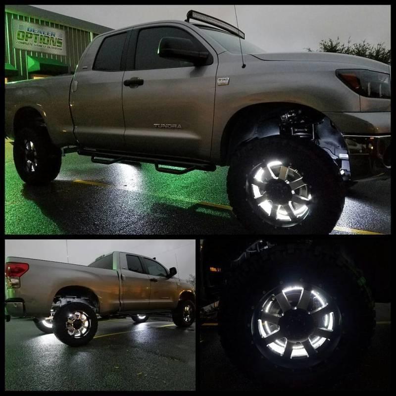 Oracle LED Illuminated Wheel Rings - Double LED - White - SMINKpower Performance Parts ORL4228-001 ORACLE Lighting