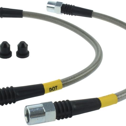 StopTech Audi Front Stainless Steel Brake Line Kit-Brake Line Kits-Stoptech-STO950.33007-SMINKpower Performance Parts