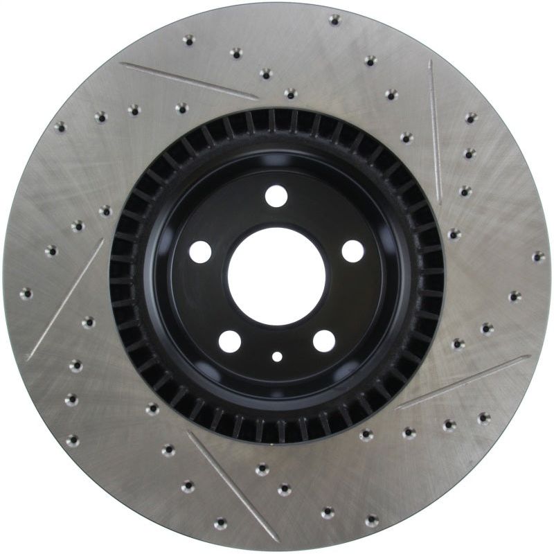 StopTech Slotted & Drilled Sport Brake Rotor-Brake Rotors - Slot & Drilled-Stoptech-STO127.33134R-SMINKpower Performance Parts