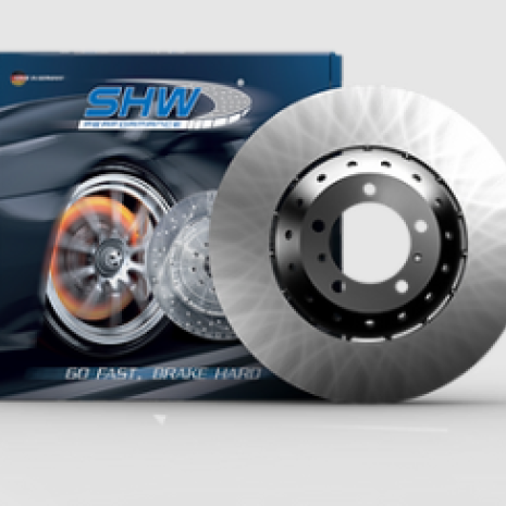 SHW 15-18 Porsche Cayenne GTS w/19in Wheel w/o Ceramics Left Frt Smooth LW Brake Rotor (95835140350) - SMINKpower Performance Parts SHWPFL47523 SHW Performance