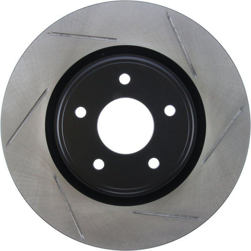 StopTech 13-15 Nissan Pathfinder Slotted Front Left Rotor-Brake Rotors - Slotted-Stoptech-STO126.42120SL-SMINKpower Performance Parts