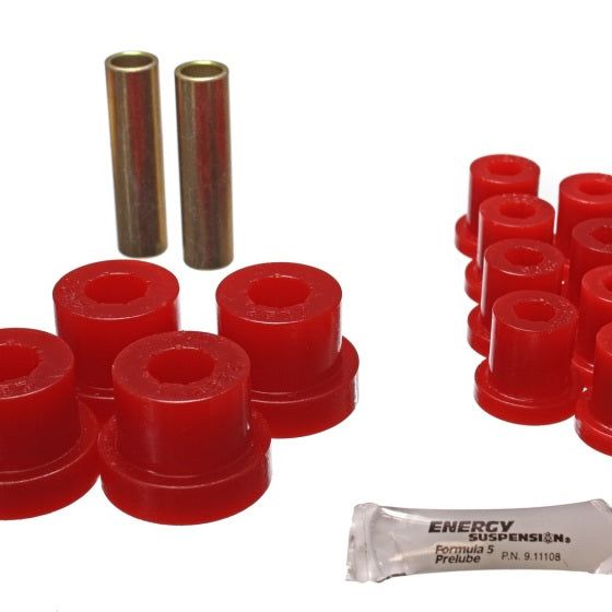 Energy Suspension Jeep Spring Bushing Set - Red - SMINKpower Performance Parts ENG2.2115R Energy Suspension
