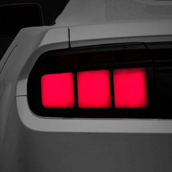 Raxiom 15-22 Ford Mustang Profile LED Tail Lights - Gloss Black Housing (Smoked Lens) - SMINKpower Performance Parts RAX402183 Raxiom