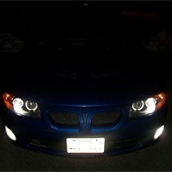 Spyder Pontiac GTO 04-06 Projector Headlights LED Halo LED Black High H1 Low H1 PRO-YD-PGTO04-HL-BK-Headlights-SPYDER-SPY5011749-SMINKpower Performance Parts