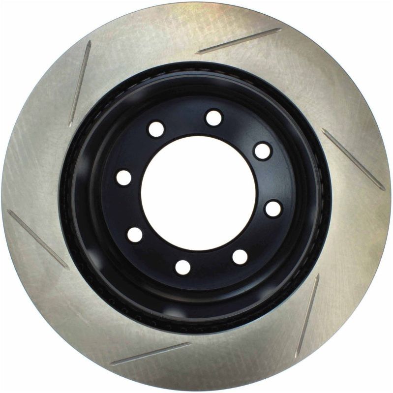 StopTech Power Slot 12-13 Ford F-250/F-350 Rear Left Slotted Rotor-Brake Rotors - Slotted-Stoptech-STO126.65143SL-SMINKpower Performance Parts