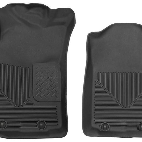 Husky Liners 05-11 Toyota Tacoma Pickup(Crew / Ext / Std Cab) X-Act Contour Black Front Floor Liners-Floor Mats - Rubber-Husky Liners-HSL53721-SMINKpower Performance Parts