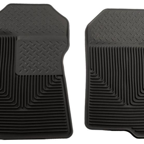 Husky Liners 98-02 Ford Expedition/F-150/Lincoln Navigator Heavy Duty Black Front Floor Mats-Floor Mats - Rubber-Husky Liners-HSL51021-SMINKpower Performance Parts