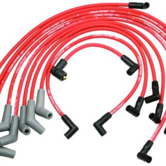 Ford Racing 9mm Spark Plug Wire Sets - Red-Spark Plug Wire Sets-Ford Racing-FRPM-12259-R301-SMINKpower Performance Parts