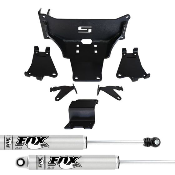 Superlift 05-22 F250/350 4WD Dual Steering Stabilizer Kit w/ Fox 2.0 Shocks (No Lift Req) - SMINKpower Performance Parts SLF92743 Superlift