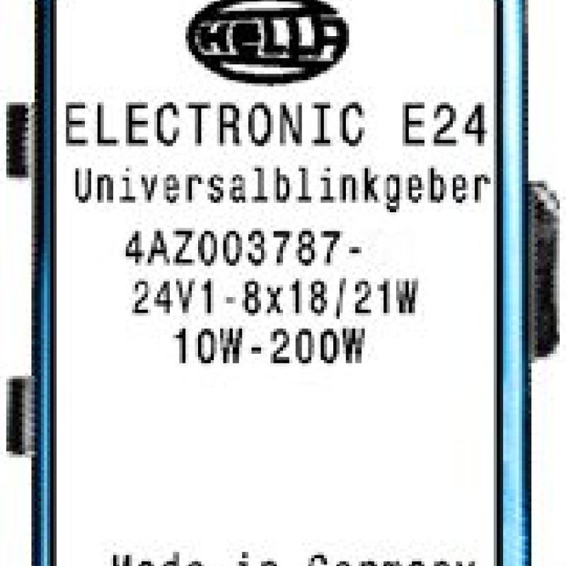 Hella 4 Pin High Capacity Flasher Unit 24V - SMINKpower Performance Parts HELLA003787071 Hella