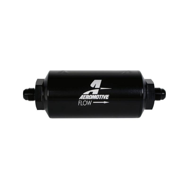 Aeromotive In-Line Filter - (AN-06 Male) 100 Micron Stainless Steel Element-Fuel Filters-Aeromotive-AER12349-SMINKpower Performance Parts