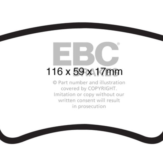 EBC 09-11 Audi A4 2.0 Turbo Greenstuff Rear Brake Pads-Brake Pads - Performance-EBC-EBCDP21988-SMINKpower Performance Parts