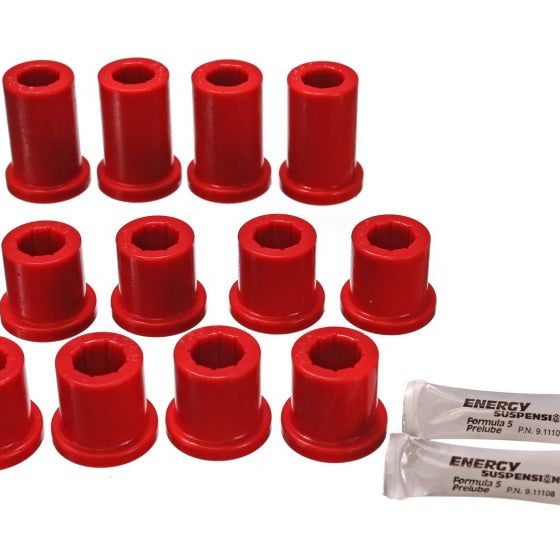 Energy Suspension 84-85 Toyota 4Runner 2 & 4WD Red Front Leaf Spring Bushing Set - SMINKpower Performance Parts ENG8.2102R Energy Suspension