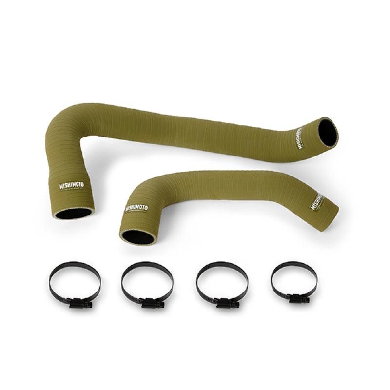 Mishimoto 97-06 Jeep Wrangler 6cyl Silicone Hose Kit Olive Drab - SMINKpower Performance Parts MISMMHOSE-WR6-97OD Mishimoto