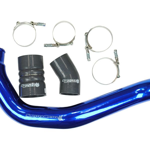 Sinister Diesel 03-07 Ford 6.0L Powerstroke Hot Side Charge Pipe-Intercooler Pipe Kits-Sinister Diesel-SINSD-INTRPIPE-6.0-HOT-SMINKpower Performance Parts