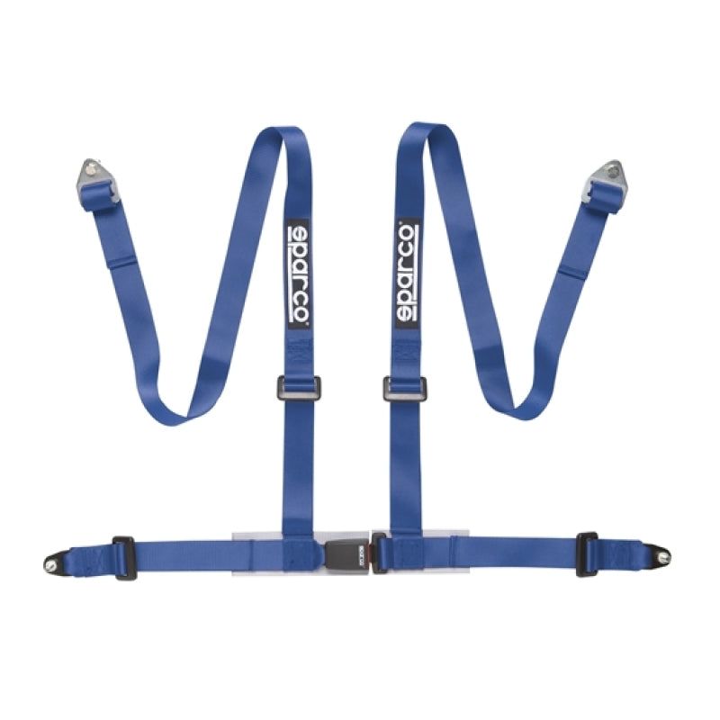 Sparco Belt 2 Inch Blue 4Pt Blt-In-Seat Belts & Harnesses-SPARCO-SPA04604BV1AZ-SMINKpower Performance Parts