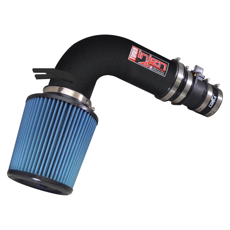 Injen 14-18 Dodge Ram 3.0L V6 Wrinkle Black Power-Flow Short Ram Intake - SMINKpower Performance Parts INJPF8054WB Injen