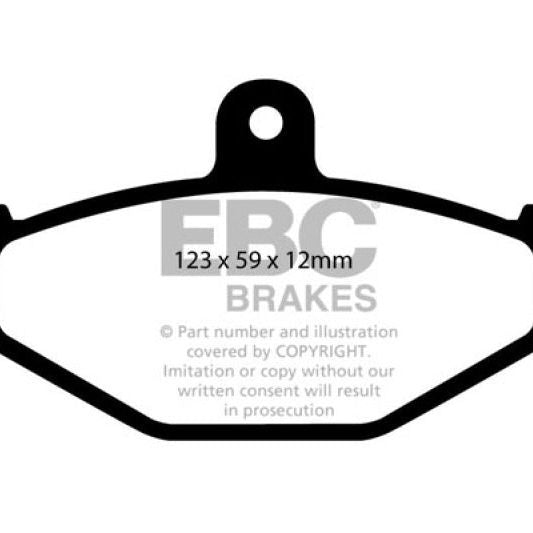 EBC 08+ Lotus 2-Eleven 1.8 Supercharged Yellowstuff Rear Brake Pads-Brake Pads - Performance-EBC-EBCDP4885/2R-SMINKpower Performance Parts