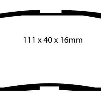 EBC 12+ Scion FR-S 2 Yellowstuff Rear Brake Pads-Brake Pads - Performance-EBC-EBCDP41758R-SMINKpower Performance Parts