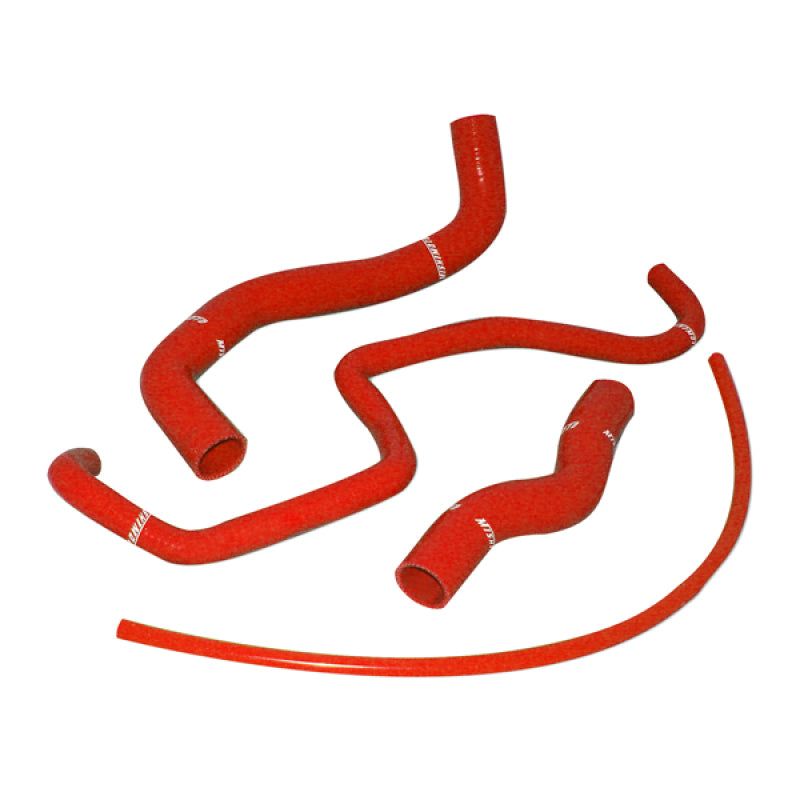 Mishimoto 03-06 Nissan 350Z Red Silicone Hose Kit-Hoses-Mishimoto-MISMMHOSE-350Z-03RD-SMINKpower Performance Parts
