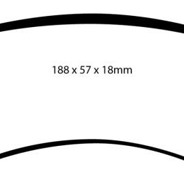 EBC 06-11 Dodge Ram 1500 Mega Cab 2WD Greenstuff Rear Brake Pads-Brake Pads - Performance-EBC-EBCDP61729-SMINKpower Performance Parts