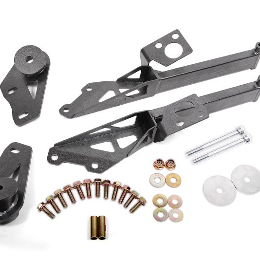 BMR 15-18 Ford Mustang S550 IRS Subframe Support Brace (Black Hammertone)-Chassis Bracing-BMR Suspension-BMRCB762H-SMINKpower Performance Parts