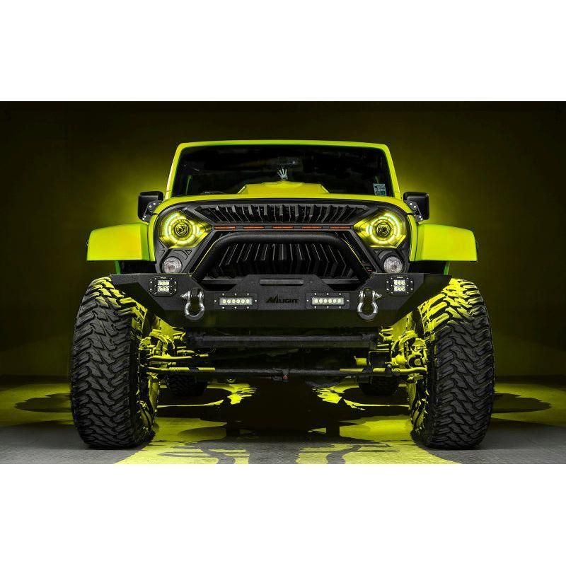 ORACLE Lighting 07-18 Jeep Wrangler JK Oculus 7in. ColorSHIFT Bi-LED Projector Headlights - SMINKpower Performance Parts ORL5876-504 ORACLE Lighting