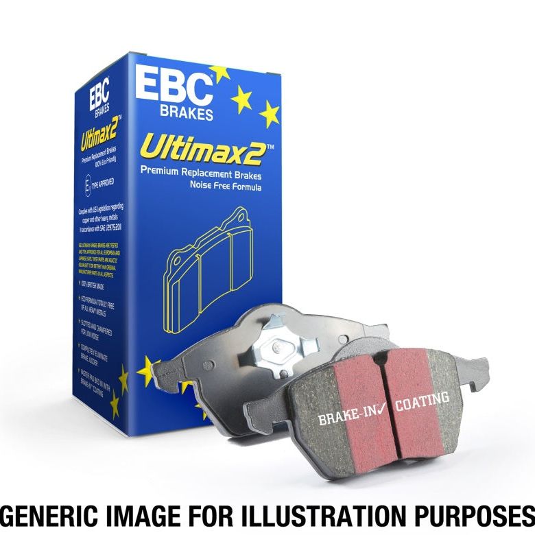 EBC 08-13 Infiniti EX35 3.5 Ultimax2 Rear Brake Pads-Brake Pads - OE-EBC-EBCUD1288-SMINKpower Performance Parts