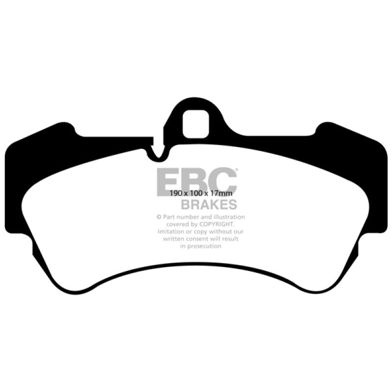 EBC 04-07 Porsche Cayenne 3.2 Yellowstuff Front Brake Pads-Brake Pads - Performance-EBC-EBCDP41521R-SMINKpower Performance Parts