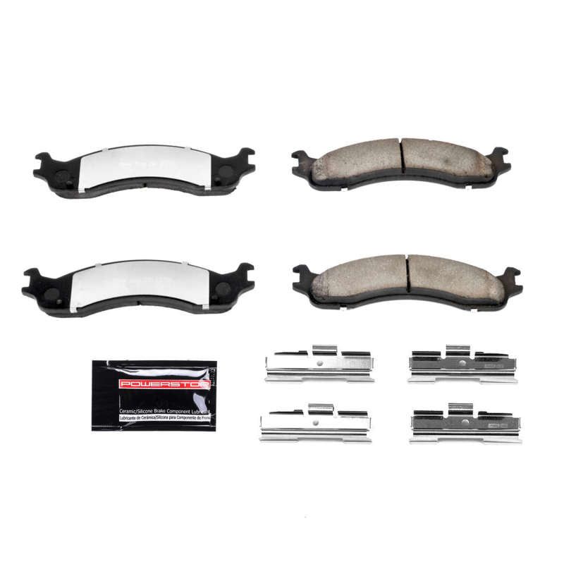 Power Stop 1998 Dodge B2500 Front Z36 Truck & Tow Brake Pads w/Hardware - SMINKpower Performance Parts PSBZ36-655 PowerStop