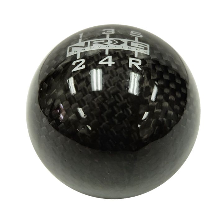 NRG Universal Ball Style Shift Knob - Heavy Weight 480G / 1.1Lbs. - Black Carbon Fiber (5 Speed)-Shift Knobs-NRG-NRGSK-300BC-W-SMINKpower Performance Parts