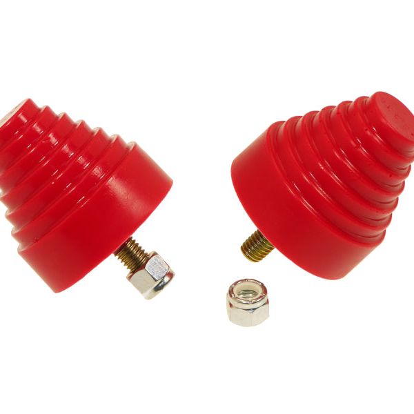 Prothane Universal Bump Stop 2-1/4X2-1/4 Cone w/Stp - Red-Bump Stops-Prothane-PRO19-1318-SMINKpower Performance Parts