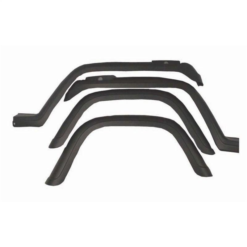 Omix 4-Piece Fender Flare Kit- 87-95 Jeep Wrangler YJ - SMINKpower Performance Parts OMI11602.02 OMIX