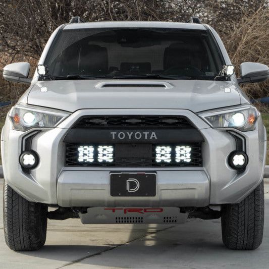 Diode Dynamics 14-23 Toyota 4Runner SS5 Stealth Grille LED 4-Pod Kit - Pro White Combo - SMINKpower Performance Parts DIODD7544 Diode Dynamics